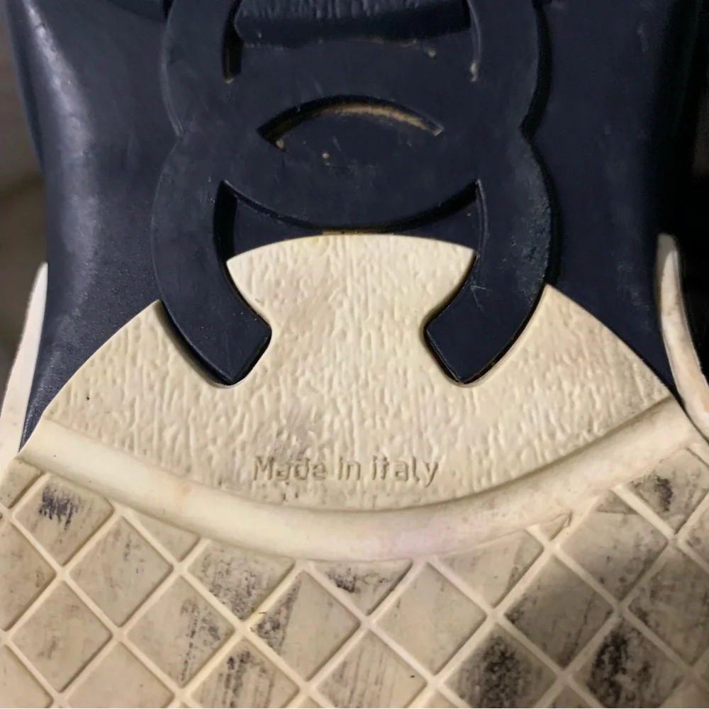 Chanel 2tone high tops - Picture 11 of 12